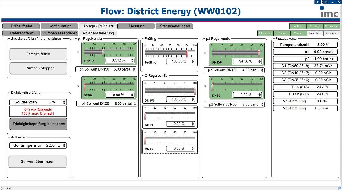 Prüfstandssteuerung mit imc STUDIO