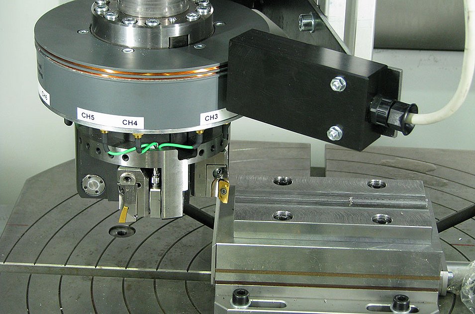 Force measurement on milling machine